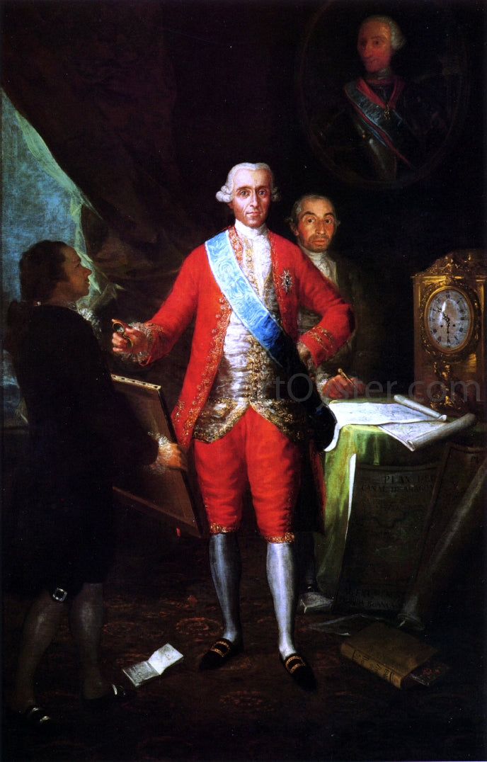 Francisco Jose de Goya Y Lucientes Conde de Floridablanca - Canvas Print