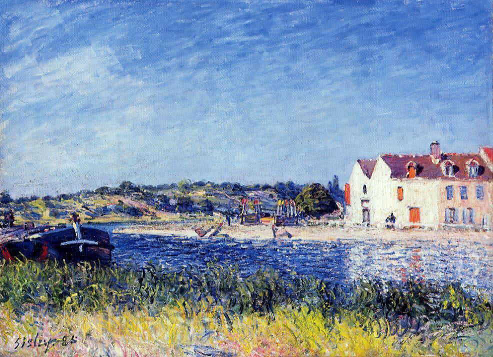 Alfred Sisley Confluence of the Seine and the Loing - Canvas Print