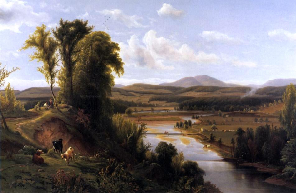 Max Eglau Connecticut River Valley, Vermont - Canvas Print