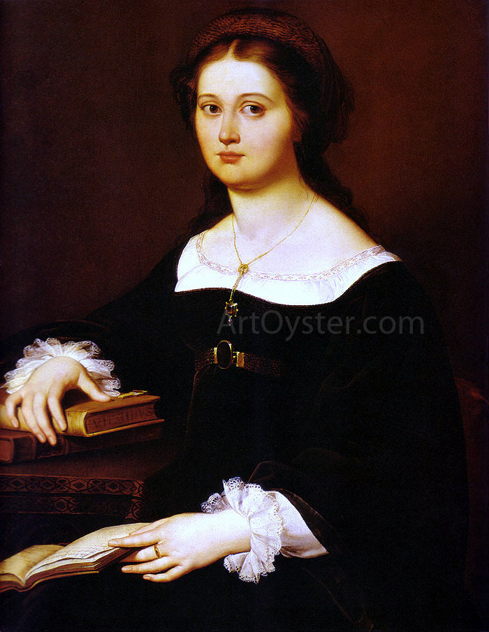 Fillippo Agricola Constance Monti Perticari - Canvas Print