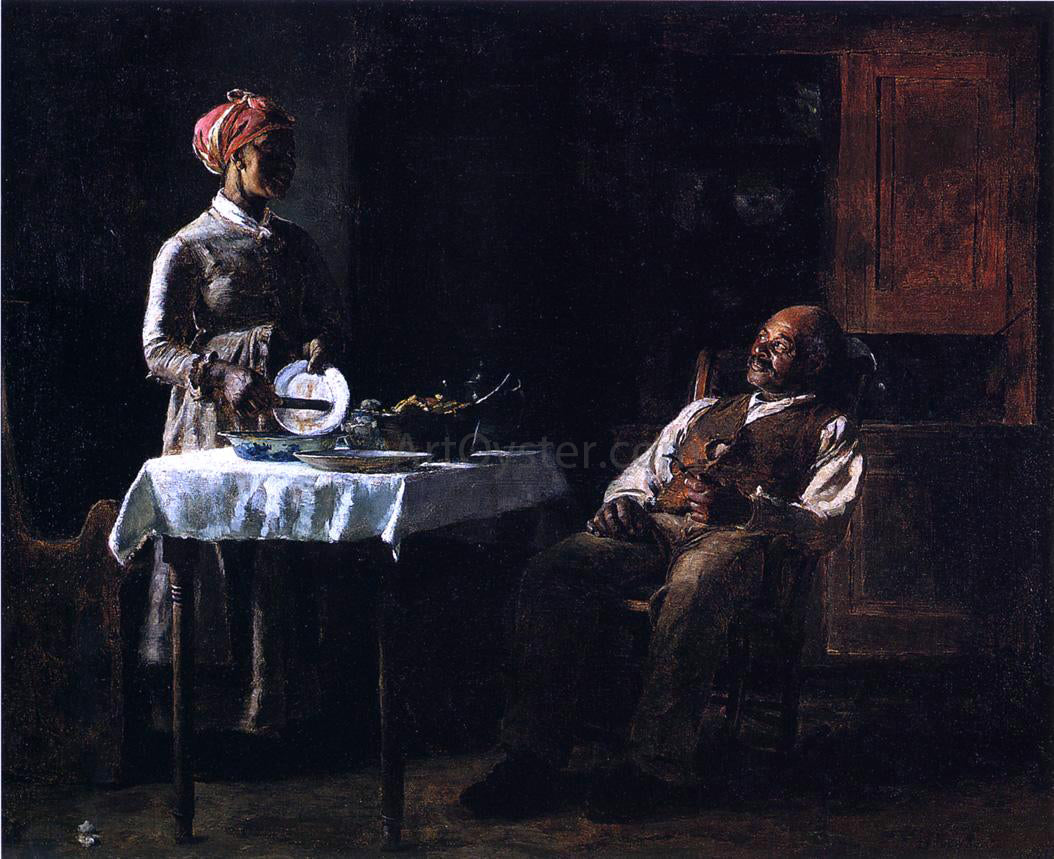 Thomas Hovenden Contentment - Canvas Print