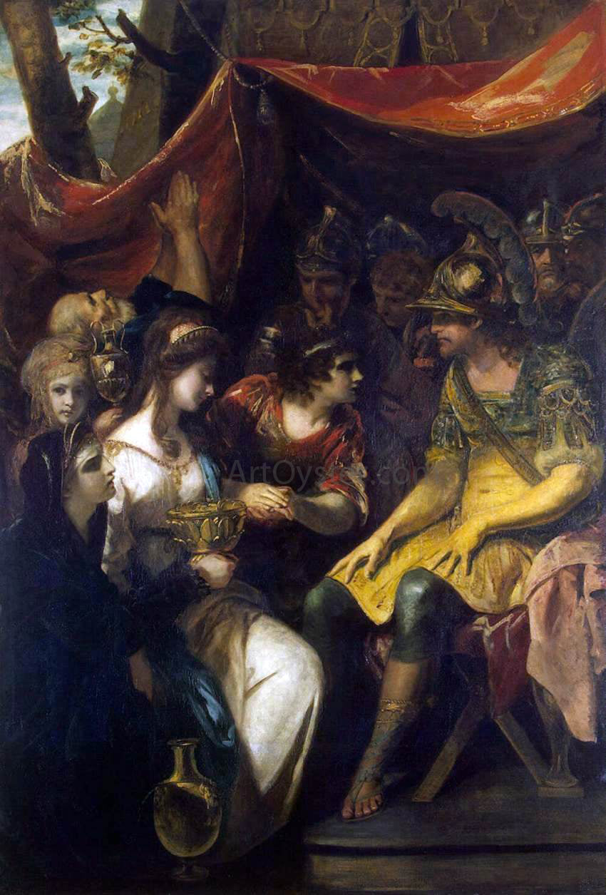 Sir Joshua Reynolds Continence of Scipio - Canvas Print