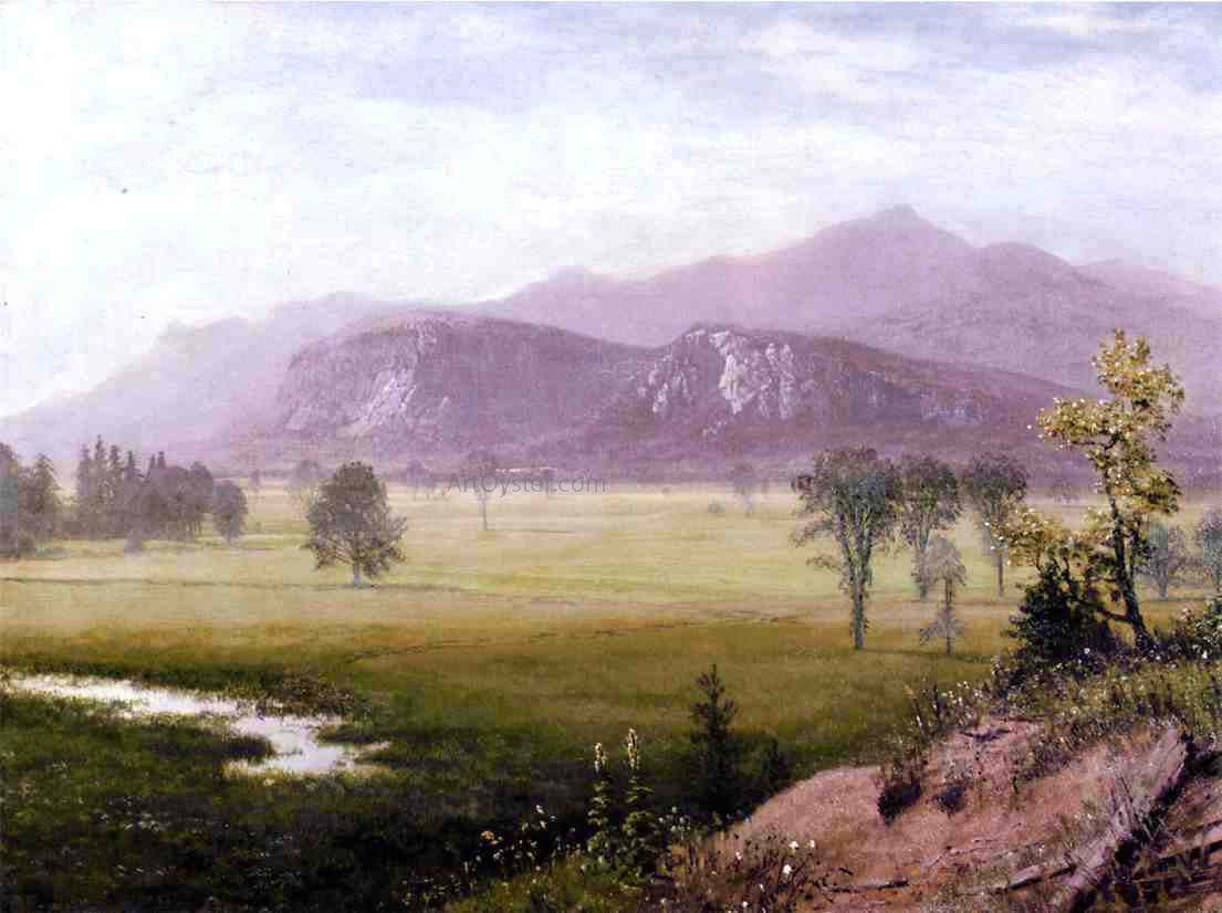 Albert Bierstadt Conway Meadows, New Hampshire - Canvas Print