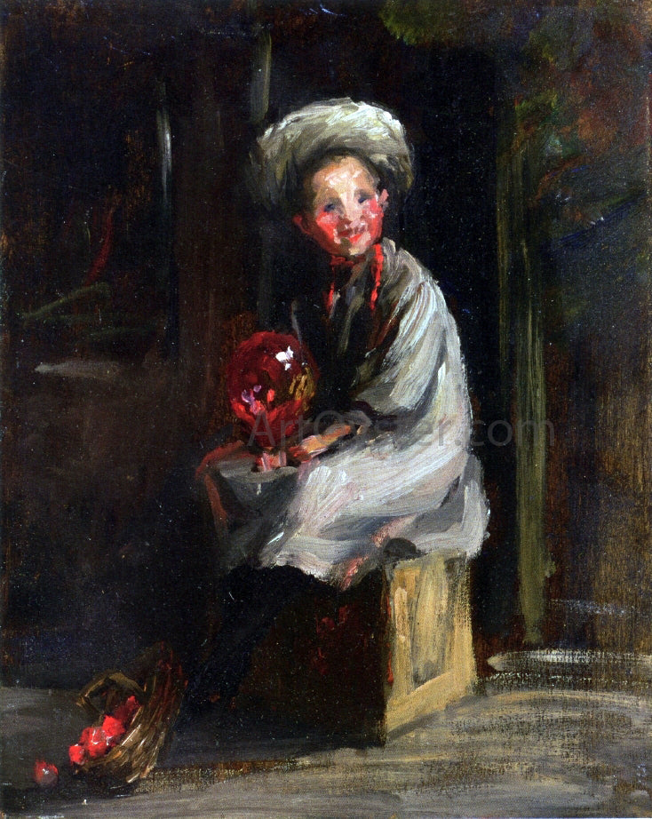 Robert Henri Cori with a Balloon - Canvas Print