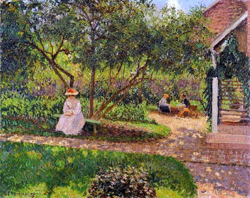 Camille Pissarro Corner of the Garden in Eragny - Canvas Print