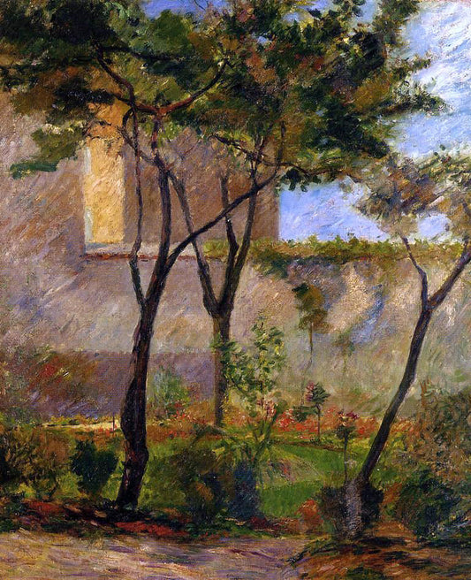 Paul Gauguin Corner of the Garden, rue Carcel - Canvas Print