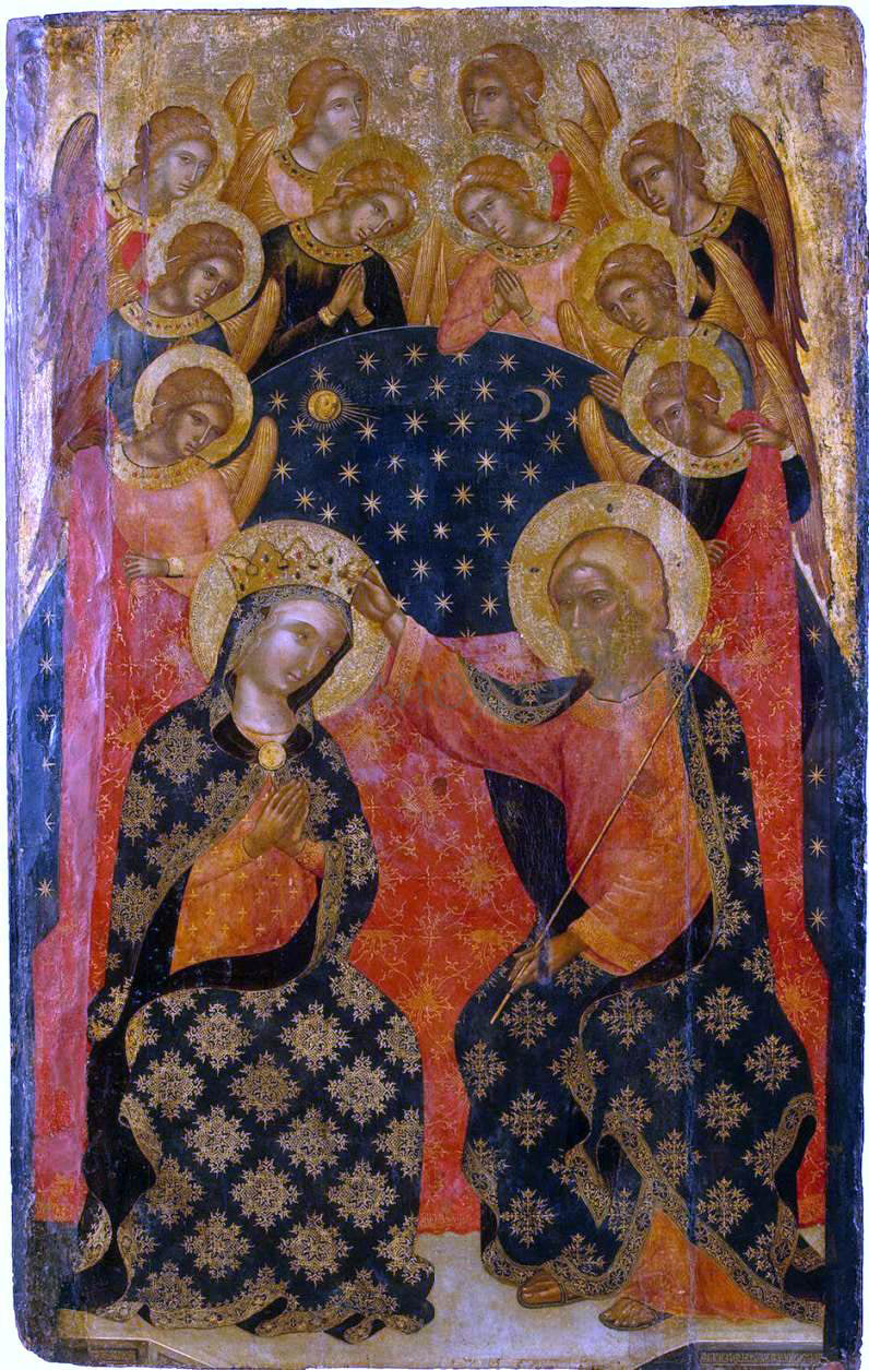 Catarino Coronation of Mary - Canvas Print