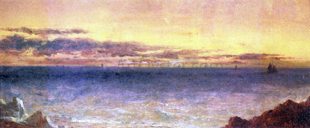 Robert Swain Gifford Costal View - Canvas Print