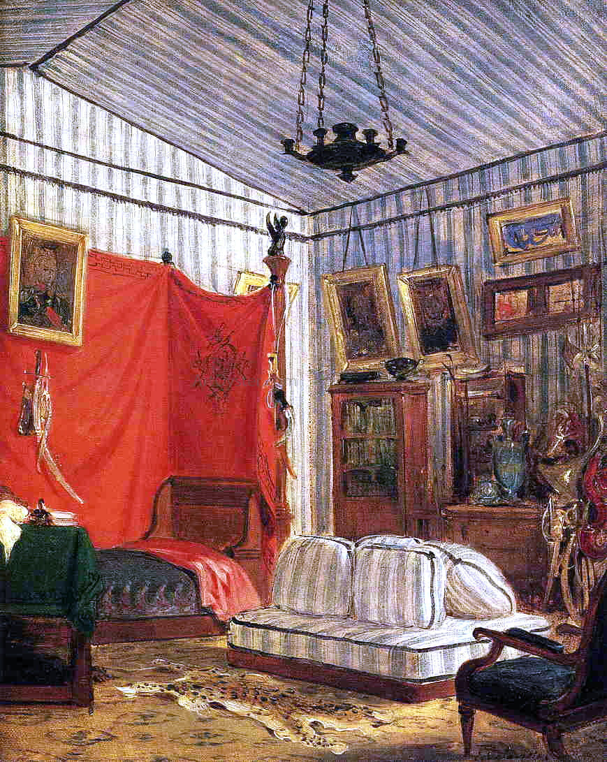 Eugene Delacroix Count de Mornay's Apartment - Canvas Print