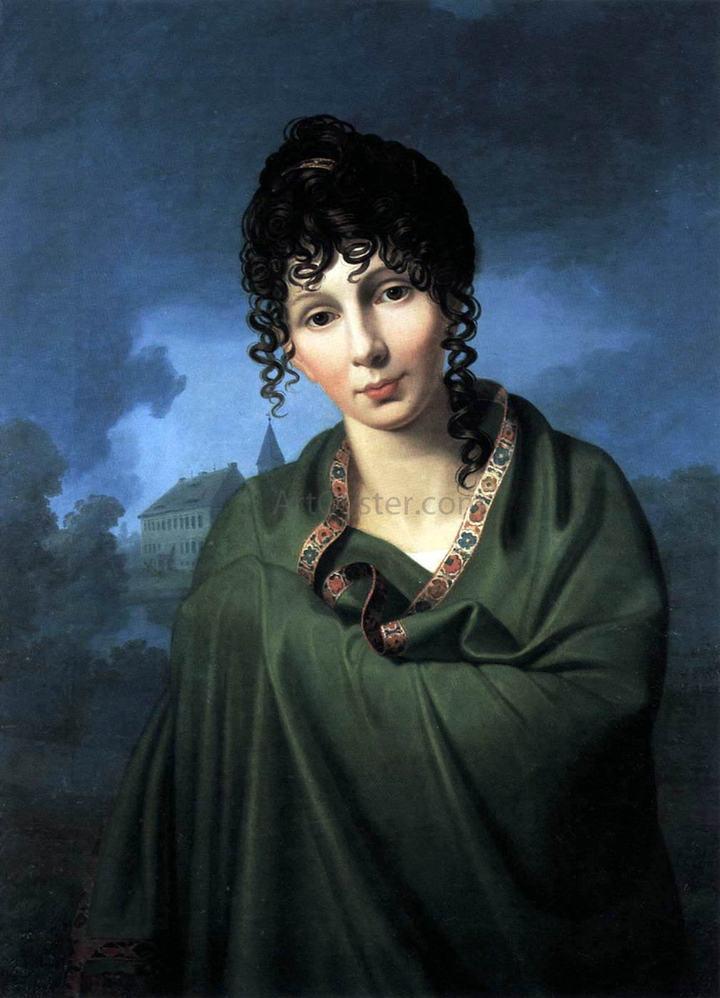 Friedrich Bury Countess Luise von Voss - Canvas Print