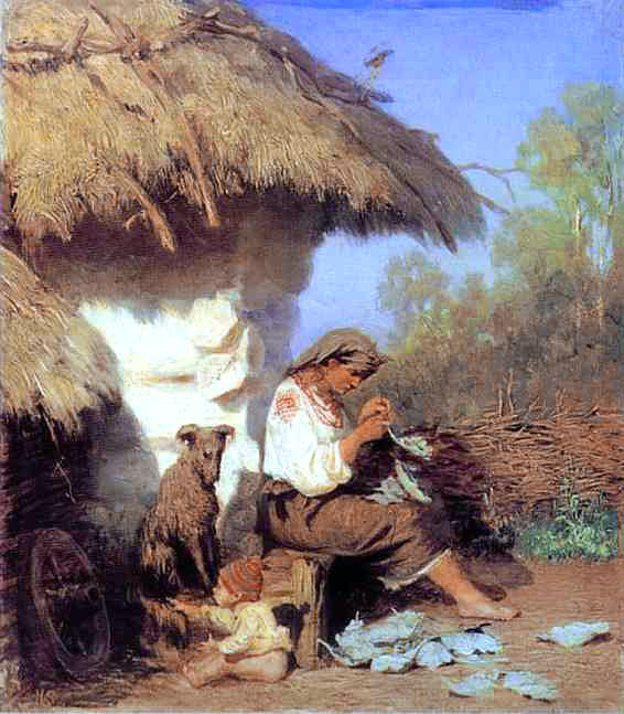 Henryk Hector Siemiradzki Country Idyll - Canvas Print
