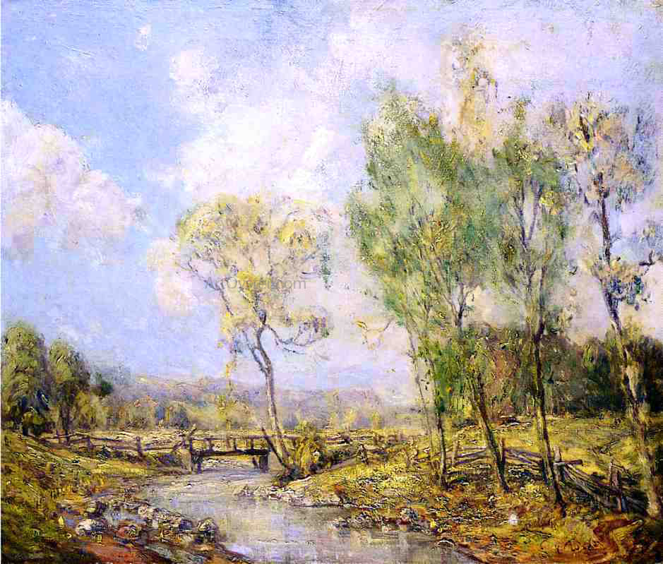 Guy Orlando Rose Country Landscape - Canvas Print