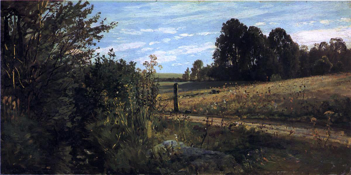 William Trost Richards Country Lane - Canvas Print