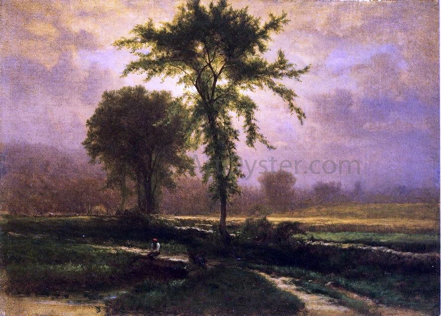 George Inness Country Road - Canvas Print