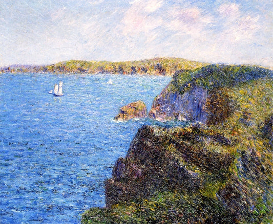 Gustave Loiseau Cove at Sevignes, Cap Frehel - Canvas Print