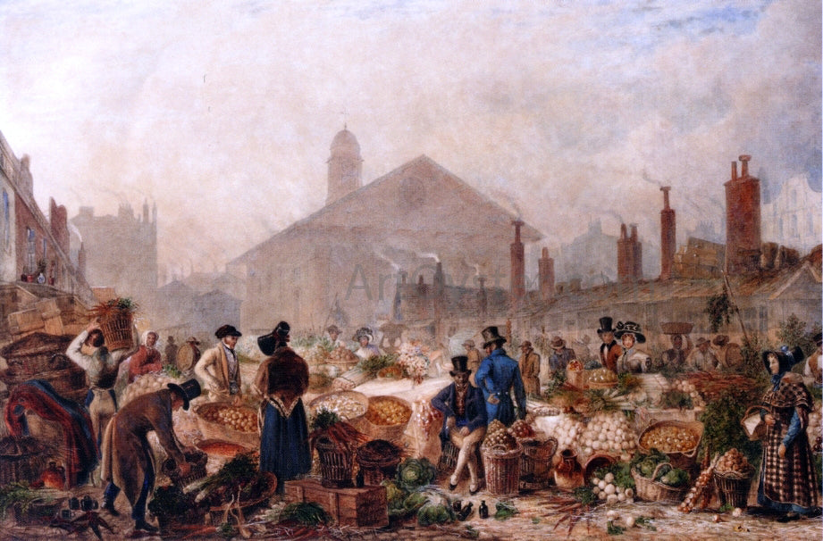 George Sidney Shepherd Covent Garden Market - Canvas Print