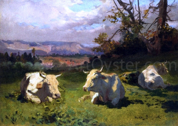 Rosa Bonheur Cows Resting - Canvas Print