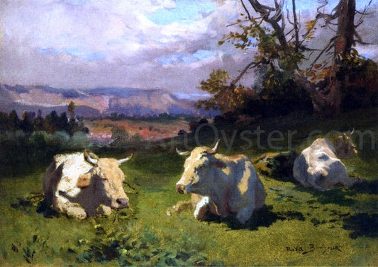 Rosa Bonheur Cows Resting - Canvas Print