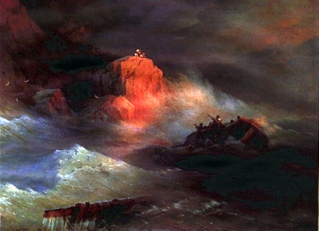 Ivan Constantinovich Aivazovsky Crash - Canvas Print