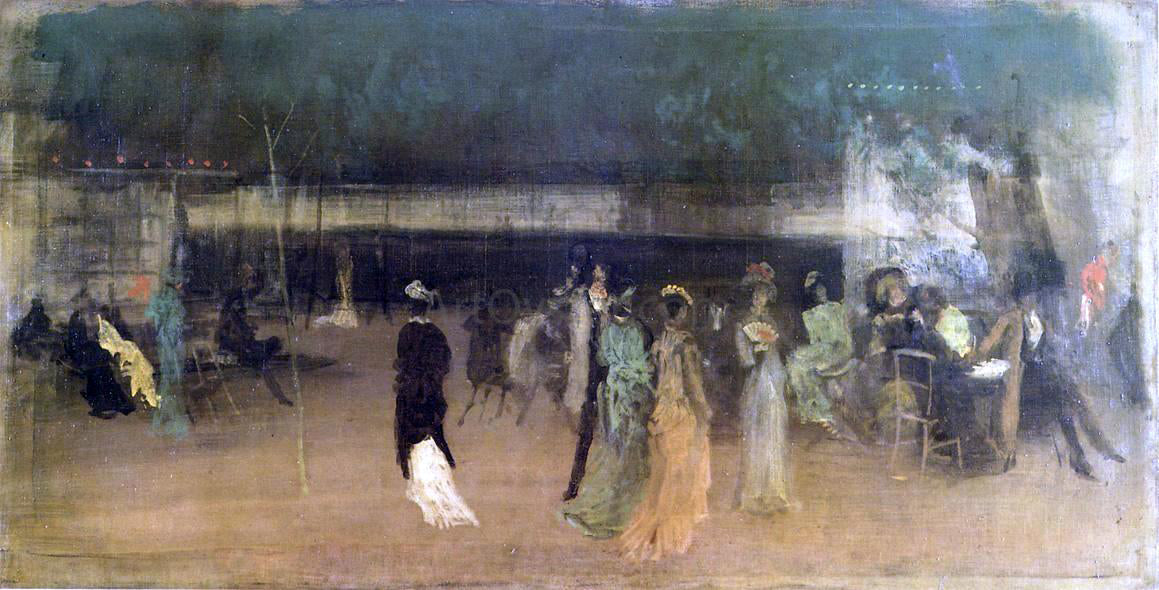 James McNeill Whistler Cremorne Gardens, No. 2 - Canvas Print