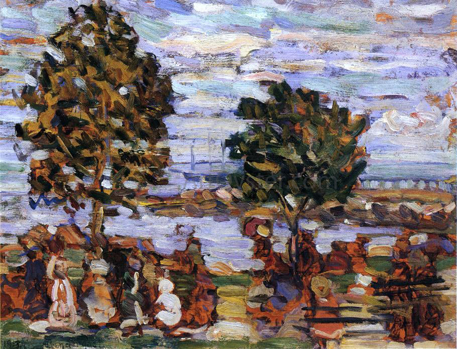 Maurice Prendergast Crepuscule (also known as Sunset) - Canvas Print