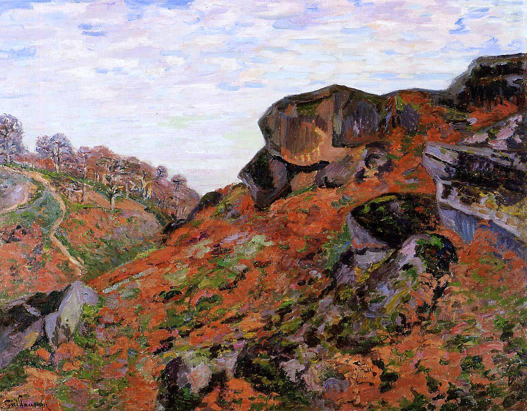 Armand Guillaumin Creuse Landscape - Canvas Print