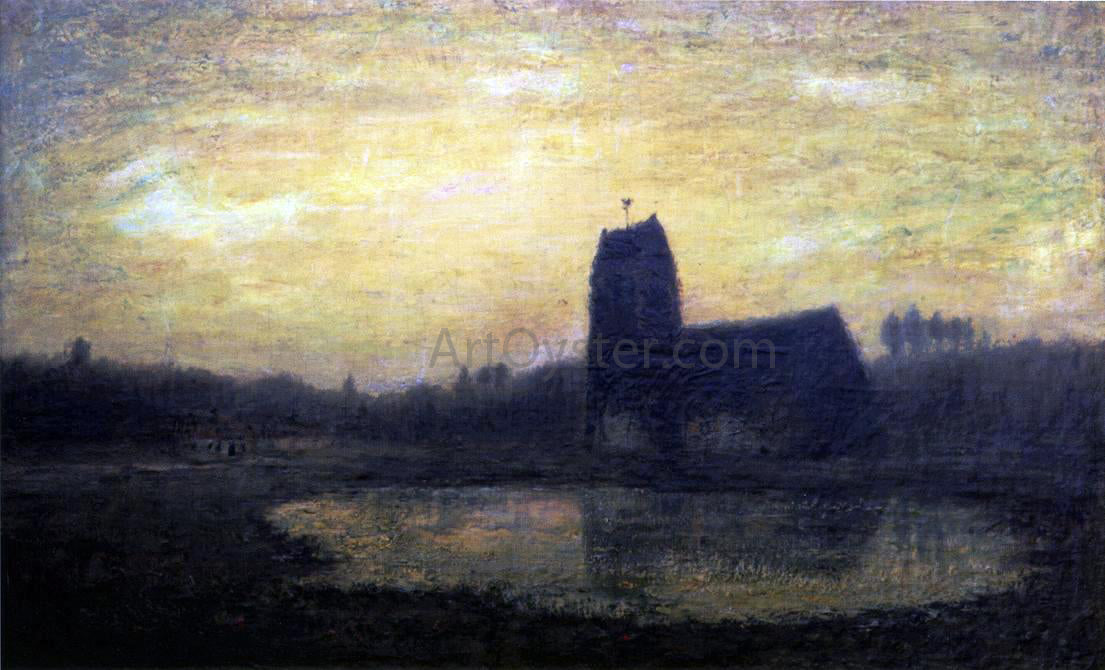 Homer Dodge Martin Criqueboeuf Church - Canvas Print