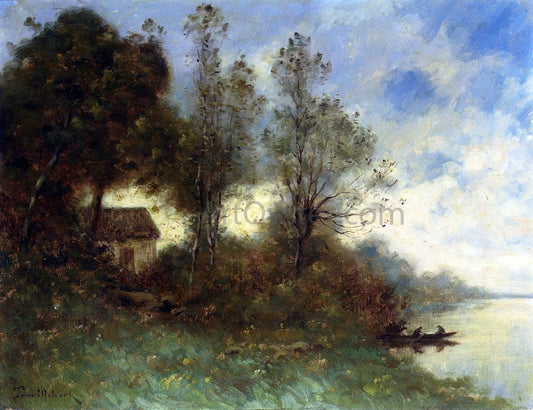 Paul Desire Trouillebert Crossing by Boat - Canvas Print