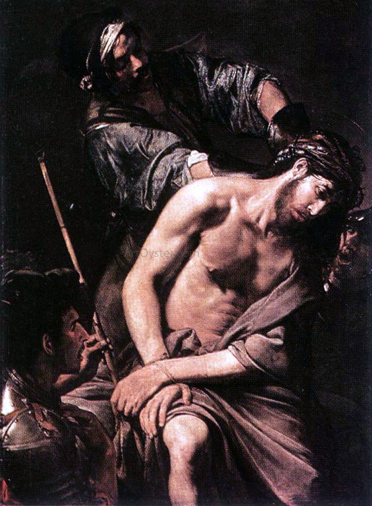 Valentin De boulogne Crowning with Thorns - Canvas Print