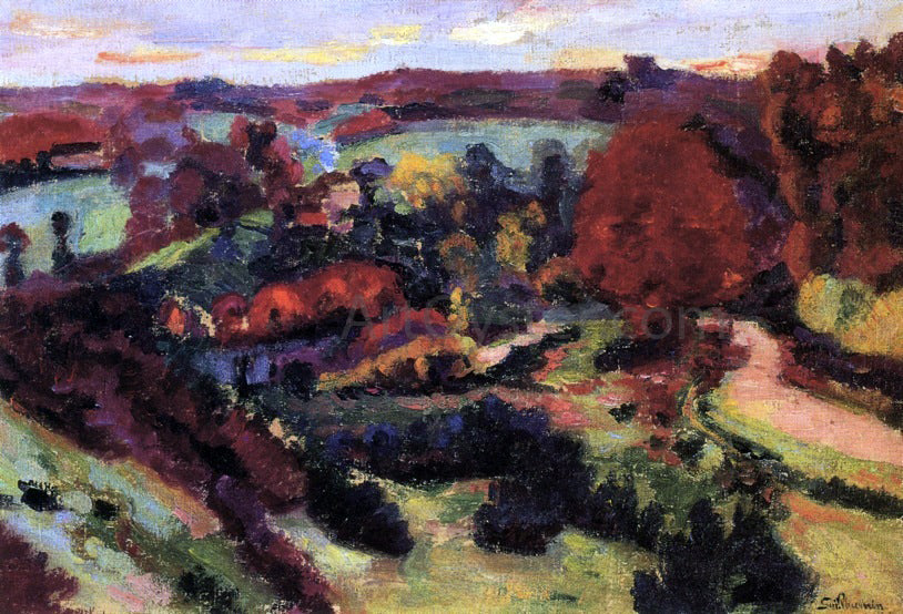 Armand Guillaumin Crozant in Autumn - Canvas Print