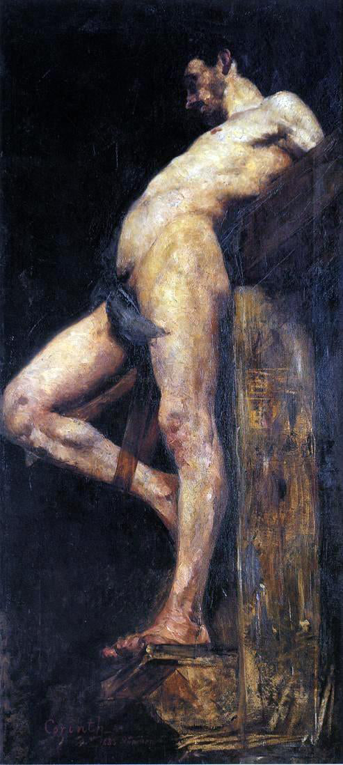 Lovis Corinth Crucified Thief - Canvas Print