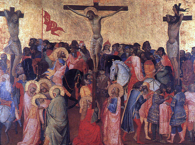 Agnolo Gaddi Crucifixion - Canvas Print
