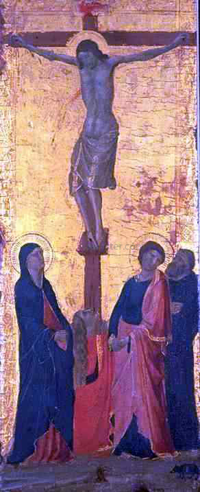 Jacopo Del Casentino Crucifixion - Canvas Print