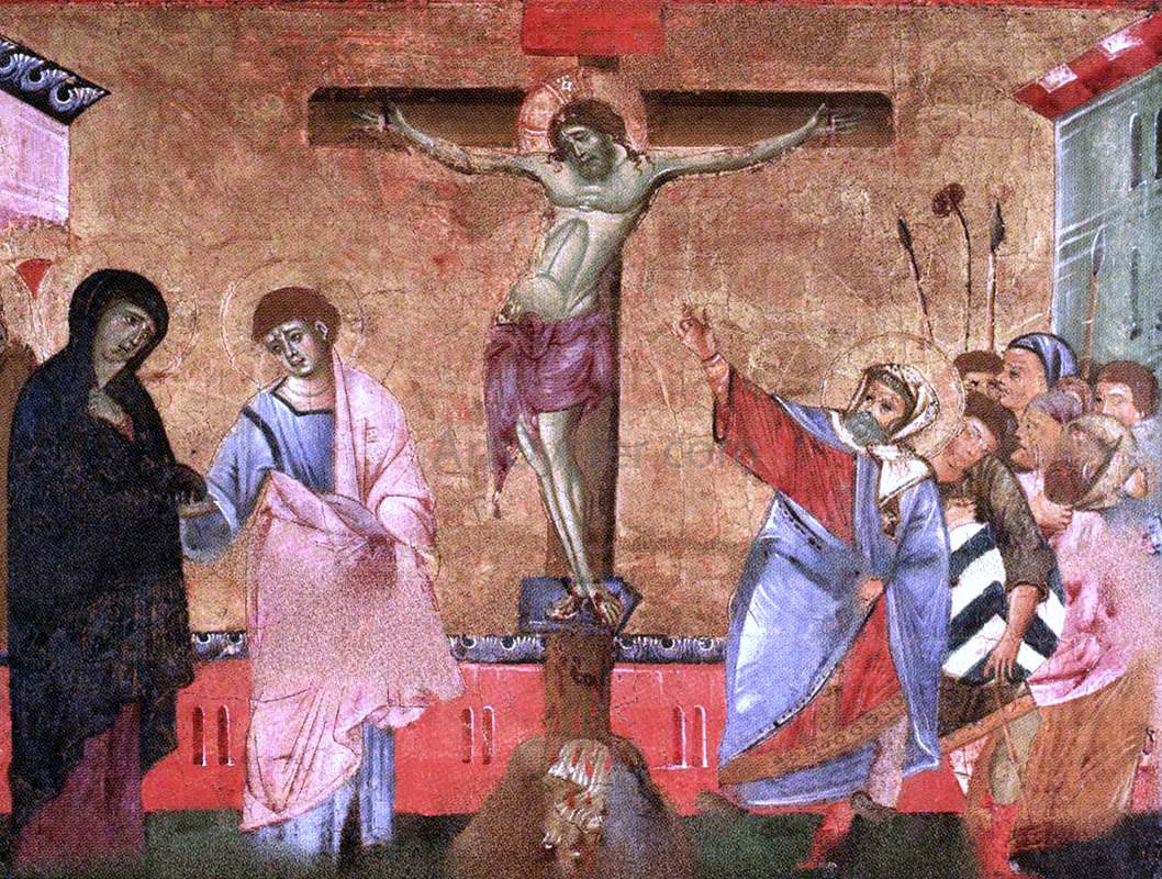 Guido Da siena Crucifixion - Canvas Print
