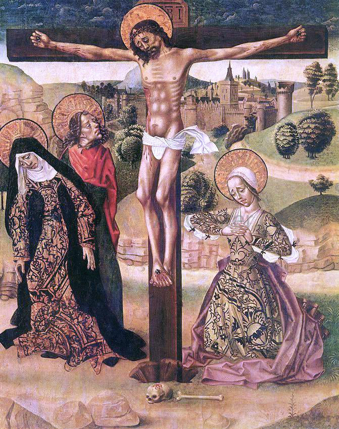 Master of Budapest Crucifixion - Canvas Print