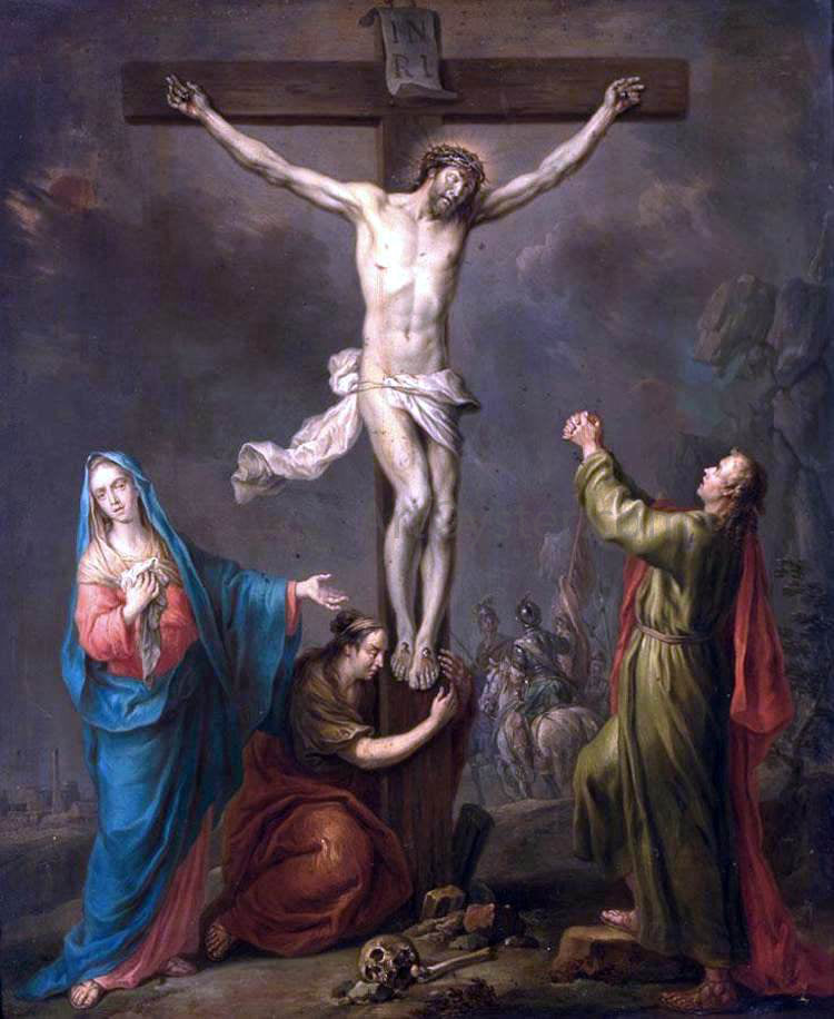 Franz Christoph Janneck Crucifixion - Canvas Print