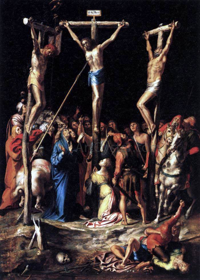 Pedro Campana Crucifixion - Canvas Print