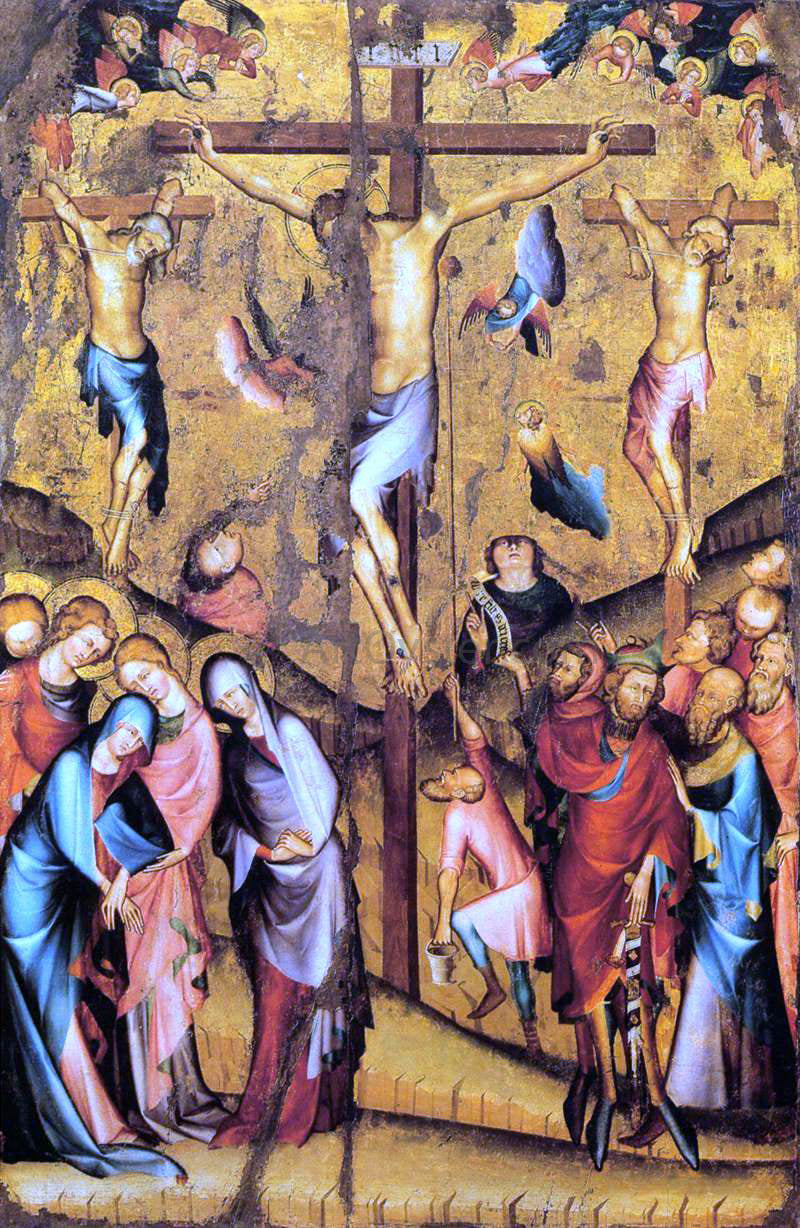 Unknown Painters Masters Crucifixion - Canvas Print