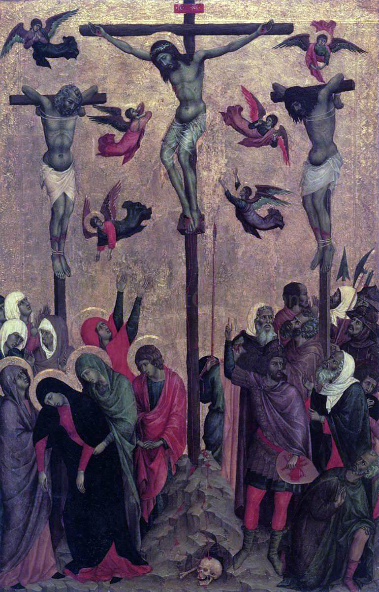 Duccio Di Buoninsegna Crucifixion - Canvas Print
