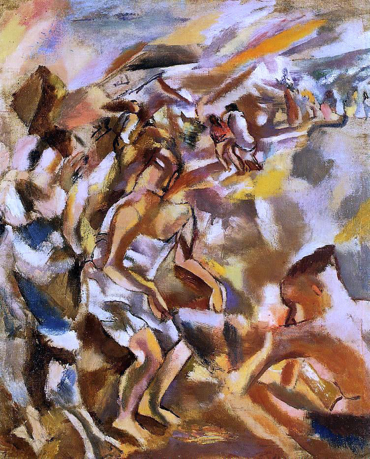 Jules Pascin Cuban Figures - Canvas Print
