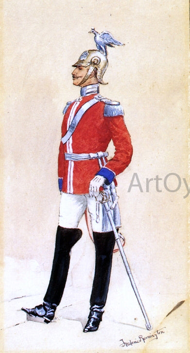 Frederic Remington Cuirassier - Canvas Print