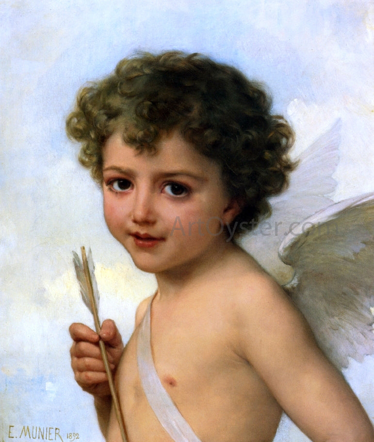 Emile Munier Cupid (also known as Amour) - Canvas Print