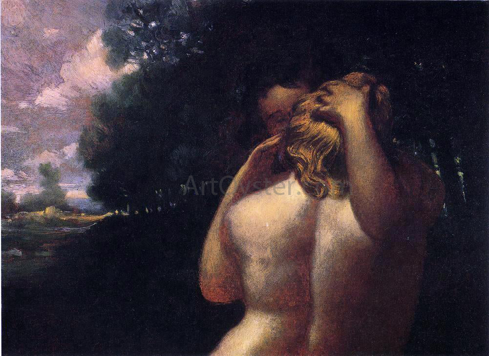 William Page Cupid and Psyche - Canvas Print