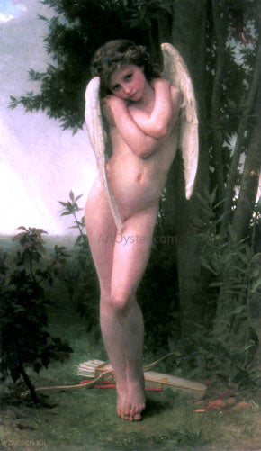 William Adolphe Bouguereau Cupidon (also known as Cupid) - Canvas Print