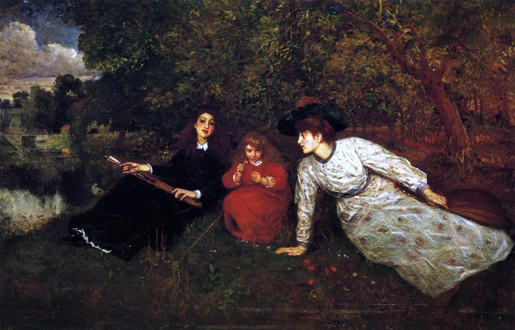 George Adolphus Storey Cupid's Arrow - Canvas Print