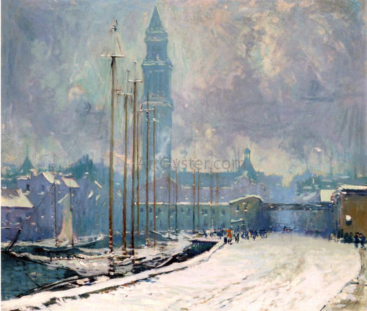 Arthur Clifton Goodwin Customs House Tower, T-Wharf - Canvas Print