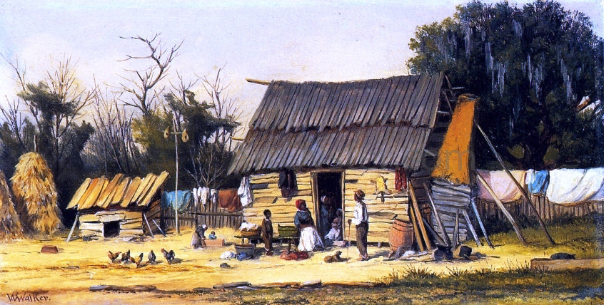 William Aiken Walker Daily Chores - Canvas Print