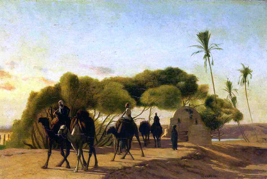 Jean-Leon Gerome Dam on the Nile - Canvas Print