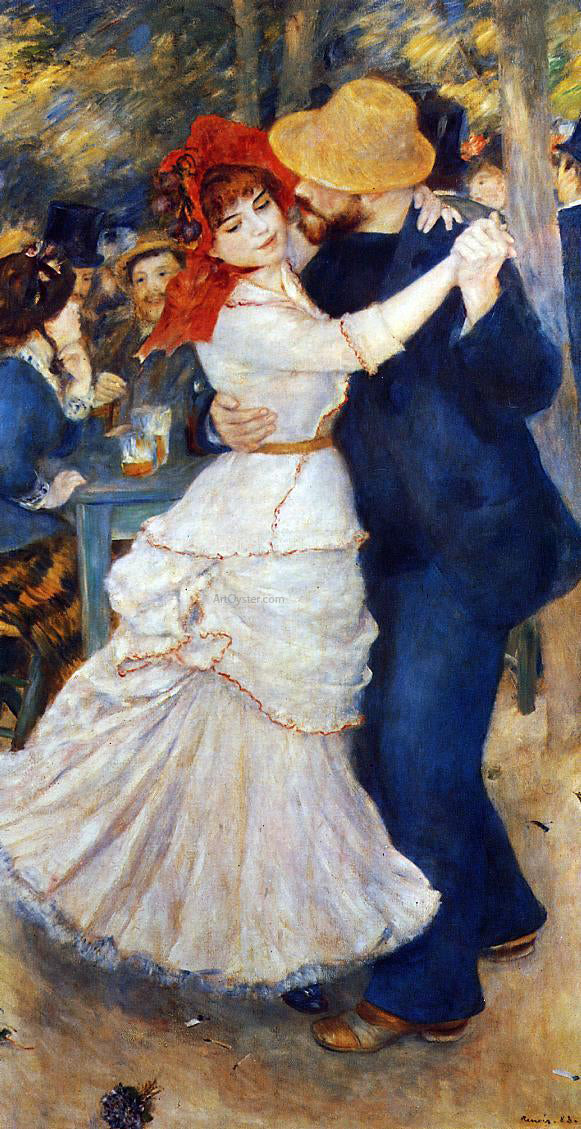 Pierre Auguste Renoir A Dance at Bougival - Canvas Print