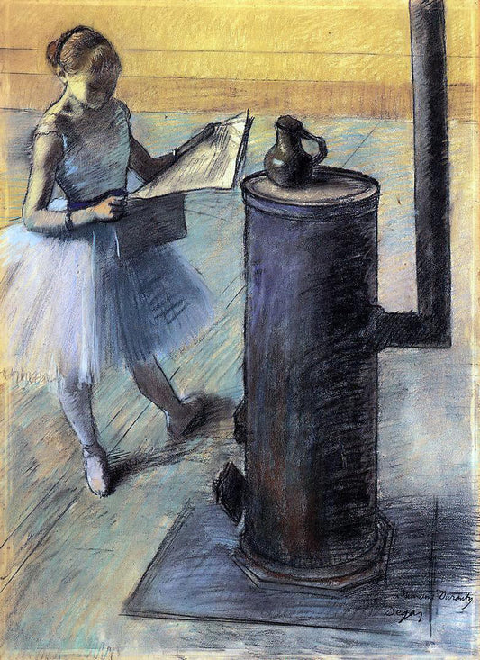 Edgar Degas Dancer Resting - Canvas Print